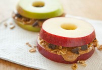 Apple Peanut Butter Sandwiches