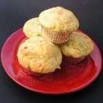 Savory Corn & Red Pepper Muffins