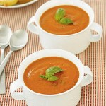 Tuscan Soup with Tomato & Roasted Red Peppers