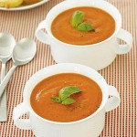 Tuscan Soup with Tomato & Roasted Red Peppers