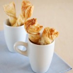 Puff Pastry Twists With Cheese Garlic & Basil