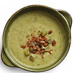 Avocado Soup with Grilled Poblanos & Yogurt