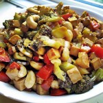 Tofu Stir Fry With Cashews in Teriyaki Sauce