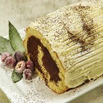 Yule Log Christmas Cake (Video Included)