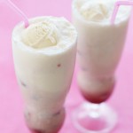 Raspberry  Ice Cream Floats