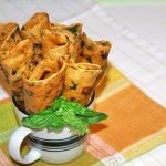 Sweet Potato & Basil Parathas (Flatbread)