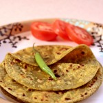 Broccoli & Green Peas Parathas (Flatbreads)