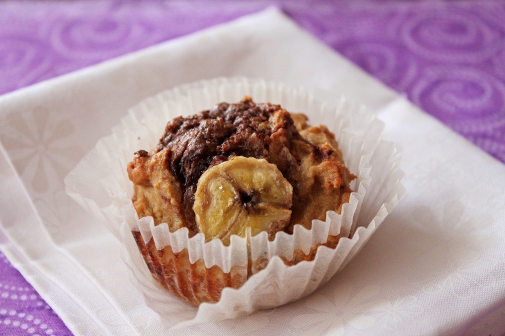 Banana Nutella Muffins