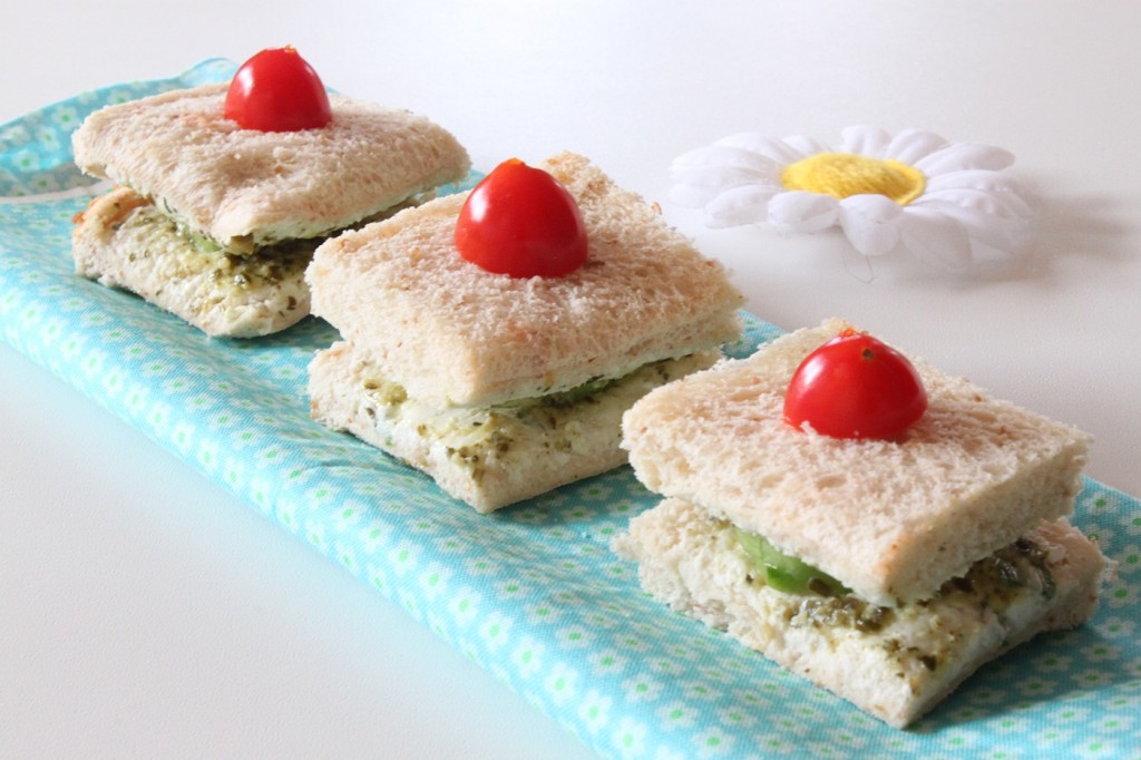 Cucumber-Cream-Cheese-Pesto-Sandwiches