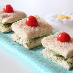 Cucumber & Cream Cheese Tea Sandwiches