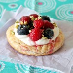 Berry Tarts with Lavender Rosewater Mascarpone Cream