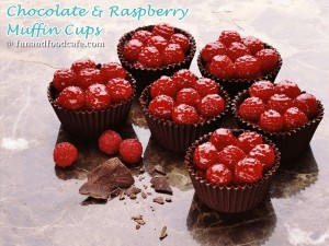 chocolate-raspberry-cups