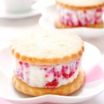 Raspberry Ice Cream Sandwiches