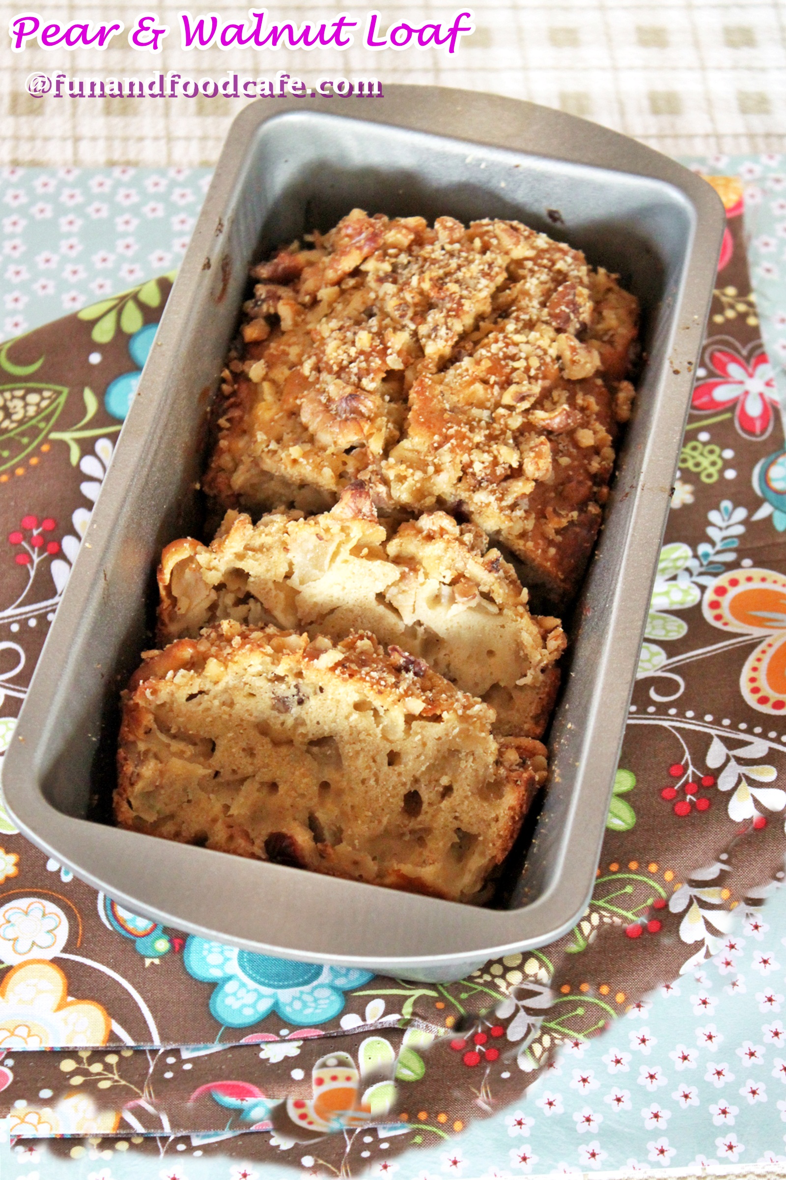 Pear-Cranberry-Walnut-Bread