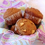 Apple Date & Walnut Muffins