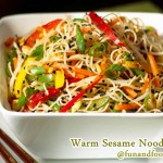 Warm Sesame Noodle Salad