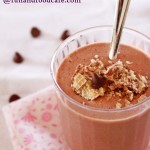 Deliciously Healthy Chocolate Cookie Crumble Smoothie