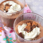 Frozen Peanut Butter Hot Chocolate