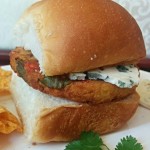 Veggie Burger with Castello Blue Cheese