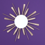 DIY: Make a Sunburst Wall Mirror in Less Than 15 mins